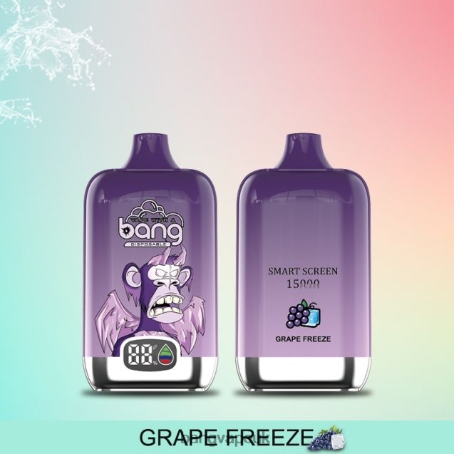 Bang Vape Digital Smart Screen 15000 puffs 25ml - B2060811 Vape Gang UK Disposable
