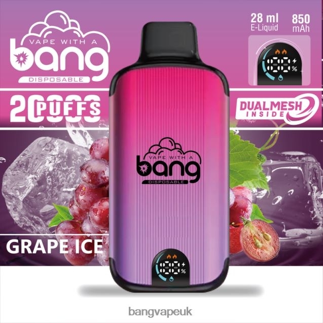 Bang Vape Digital Smart Screen 20000 puffs - B206083 Bang Vape London Disposable