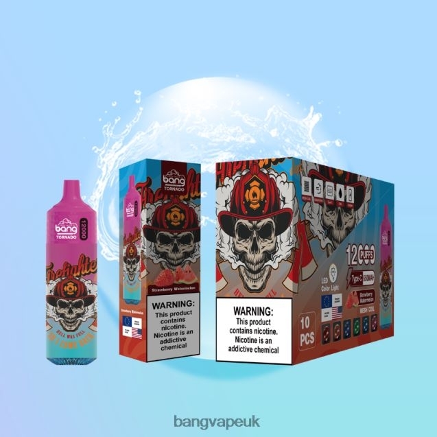 Bang Vape Tornado 12000 puffs with LED & Mesh Coil - B206084 Vape Gang London Disposable