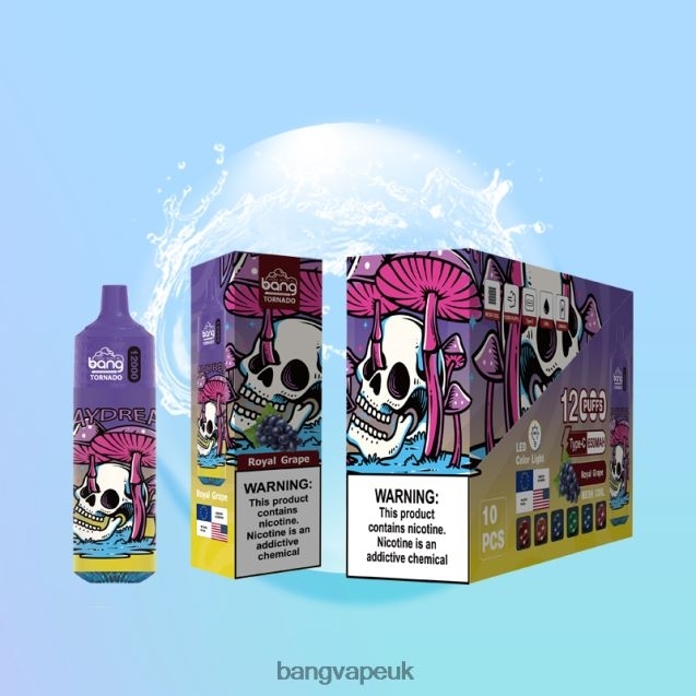 Bang Vape Tornado 12000 puffs with LED & Mesh Coil - B206084 Vape Gang London Disposable