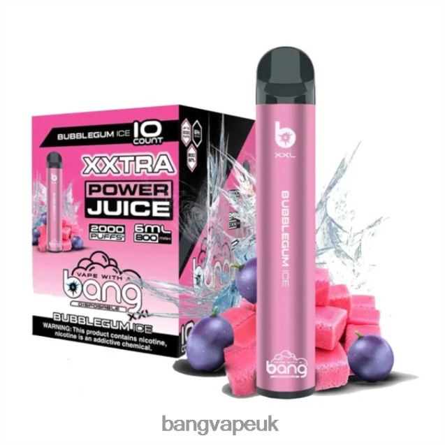 Bang Vape XXL 2000 puffs - B2060815 Bang King Vape UK Bubblegum Ice