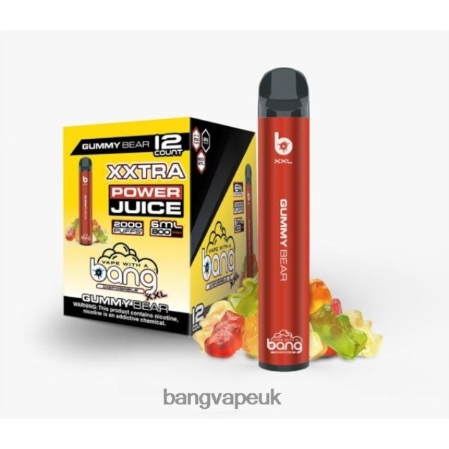 Bang Vape XXL 2000 puffs - B2060817 Bang King Vape 12000 UK Gummy Bear