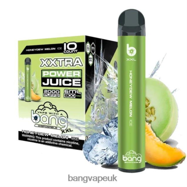 Bang Vape XXL 2000 puffs - B2060818 Bang Vapes 12000 Honeydew Melon Ice