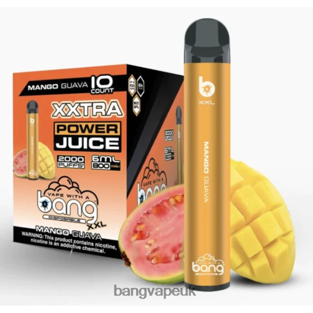 Bang Vape XXL 2000 puffs - B2060820 Bang Vape 15000 Puffs Mango Guava