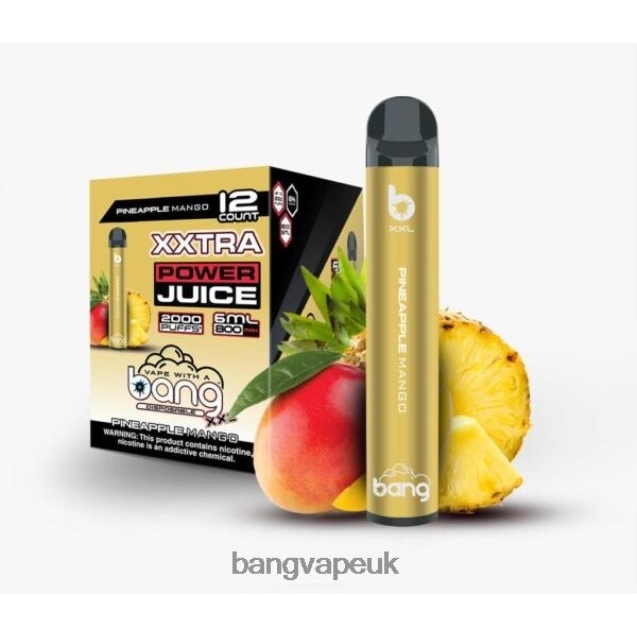 Bang Vape XXL 2000 puffs - B2060821 Vape Gang UK Pineapple Mango